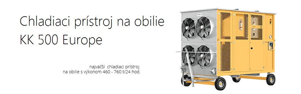 Chladiaci prístroj na obilie Granifrigor KK 500 Europe