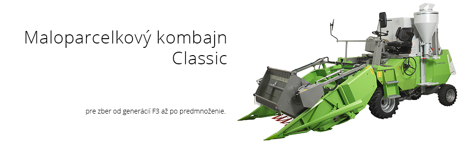 Maloparcelkový kombajn Wintersteiger Classic