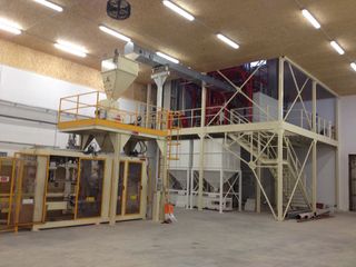 Celkový pohľad na linku morenia a balenia