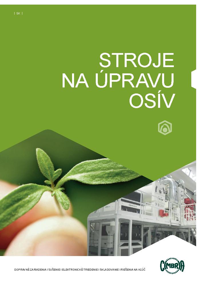 Prospekt Stroje na úpravu osív